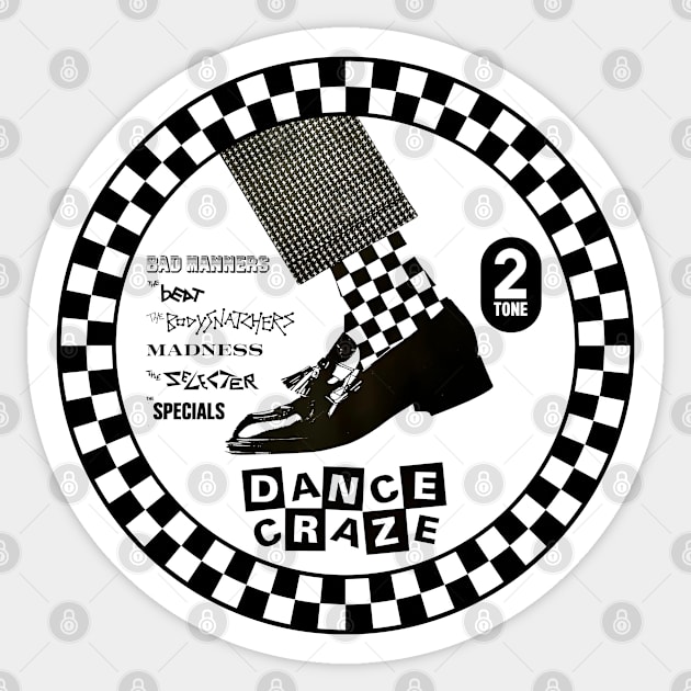 Dance Craze - 2 Tone Records Fanart Sticker by Timeless Chaos
